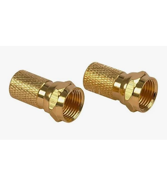 CONECTOR RG6 X2 ATORNILLABLE