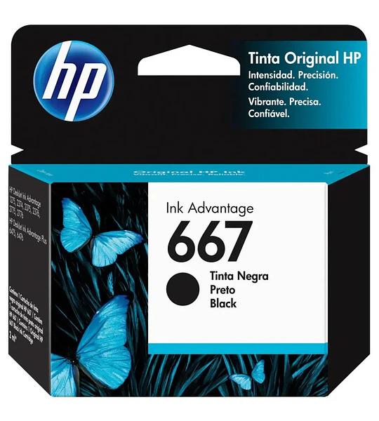 TINTA HP 667 NEGRO 3YM79AL ORIG