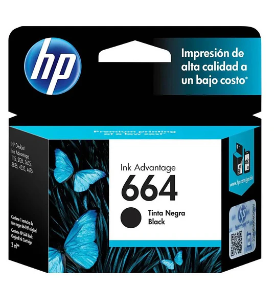 TINTA HP 664 BLACK F6V29AL