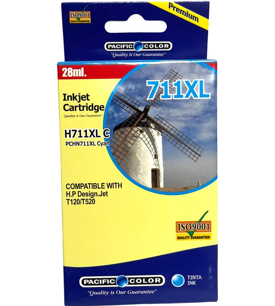 TINTA ALT. HP 711XL CY T120 T520
