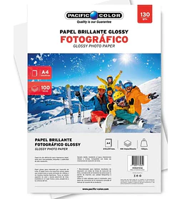 PAPEL FOTOG GLOSSY 100H 130G