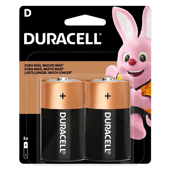 PILA ALK D DURACELL X2 GRANDE LR20 