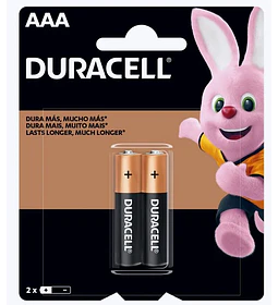 PILA ALK AAA DURACELL X2 CHICA LR03
