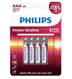 PILA ALK AAA PHILIPS X4 LR03
