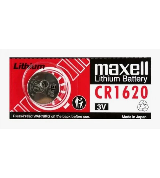 PILA ALK CR1620 MAXELL X1 LITIO 3V
