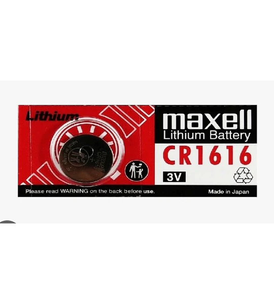 PILA ALK CR1616 MAXELL X1 LITIO 3V