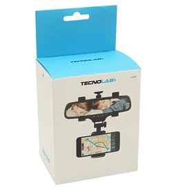 SOPORTE CEL TECNOLAB RETROVISOR