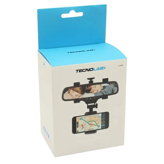 SOPORTE CEL TECNOLAB RETROVISOR