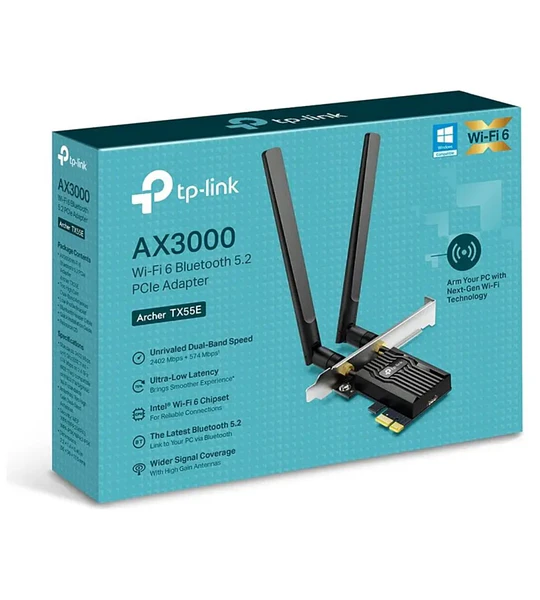 T. RED PCIEXP WIFI TPLINK BT TX55E