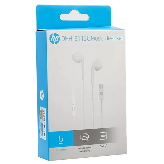 AUDIF MIC HP TYPE C WH DHH-3113C