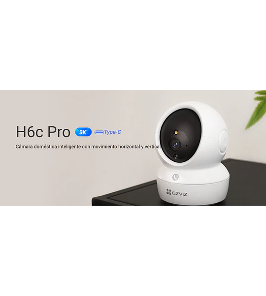CAM IP EZVIZ H6C PRO PTZ INT 3K