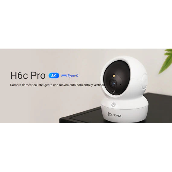 CAM IP EZVIZ H6C PRO PTZ INT 3K