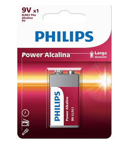 PILA ALK BATERIA 9V X1 PHILIPS