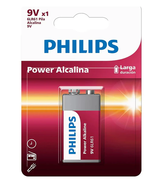 PILA ALK BATERIA 9V X1 PHILIPS