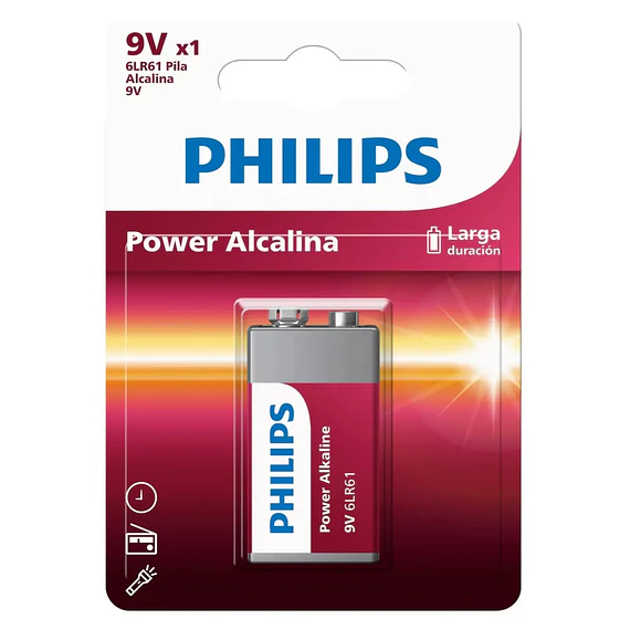 PILA ALK BATERIA 9V X1 PHILIPS
