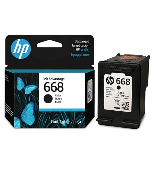 TINTA HP 668 NEGRO 3FP37VL ORIG