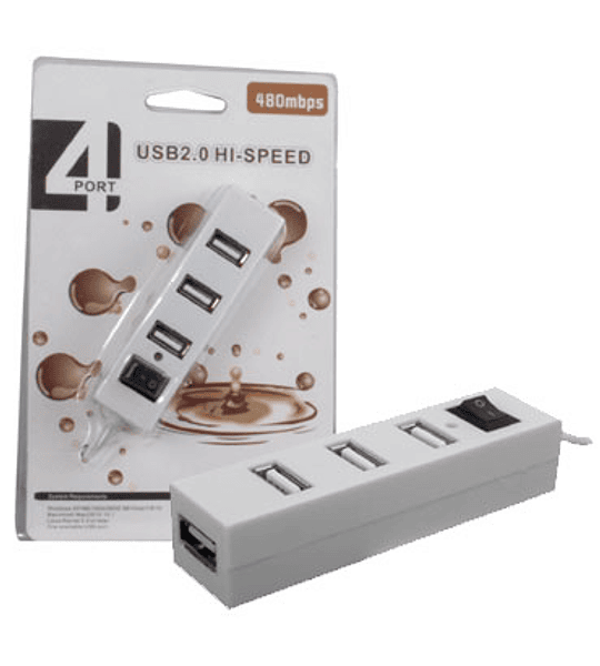 USB HUB 4 BOCAS 2.0 ULTRA HB24B
