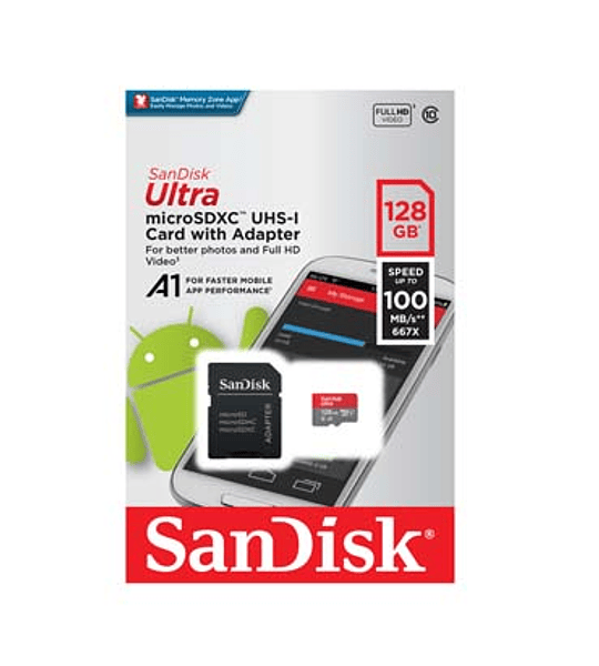 MEM MICRO SD GB128 SANDISK C10 UHS