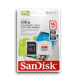 MEM MICRO SD GB16 SANDISK C-10 ULTR