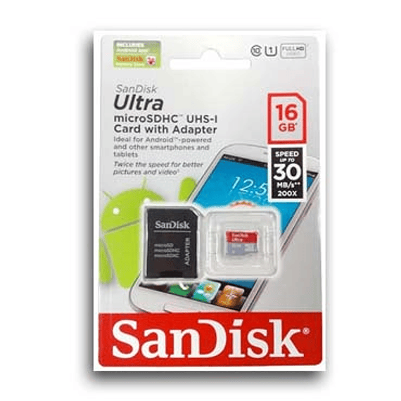 MEM MICRO SD GB16 SANDISK C-10 ULTR
