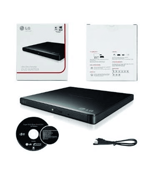 GRAB DVD EXT LG SLIM USB GP65 BLACK