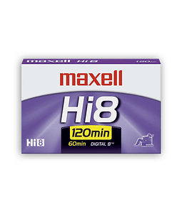 CINTA VIDEO 8MM HI-8 MAXELL 120XR