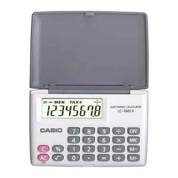 CALC CASIO 8 DIG LC-160-LV-WE-W