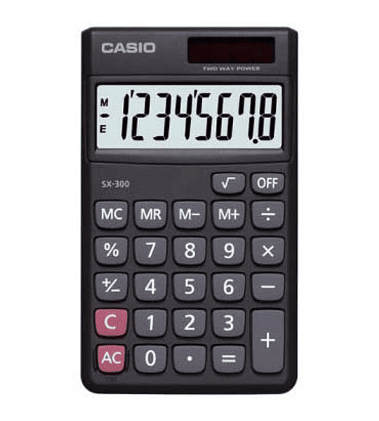 CALCULADORA CASIO 8 DIGS SL-300LV-W