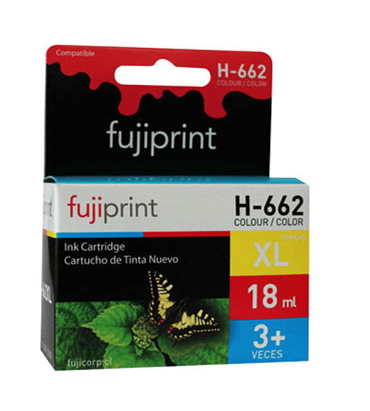 TINTA ALT. HP 662XL COLOR