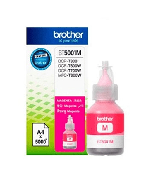 TINTA BROTHER BT5001M MAGENTA  BOTT