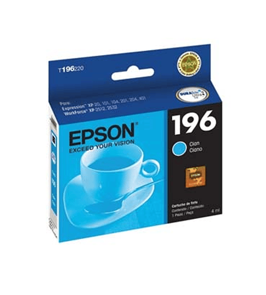 TINTA EPSON T196220 CYAN XP401