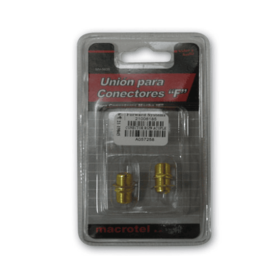 CONECTOR RG59 ACOPLE COAXIAL F