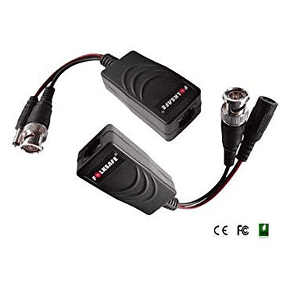 CAM CCTV BALUN 1CH +POWER X2