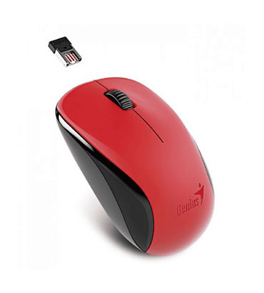 MOUSE WIREL GENIUS USB NX7000 RED