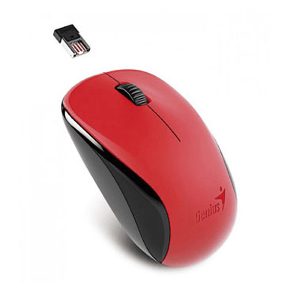 MOUSE WIREL GENIUS USB NX7000 RED