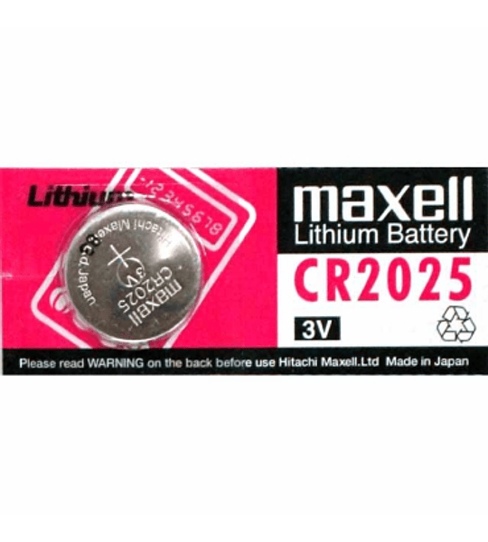 BATERIA LITIO MAXELL CR-2025
