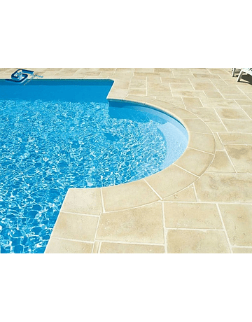 Natural Limestone Pool Coping