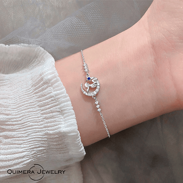 Pulsera principito plata S925 mujer