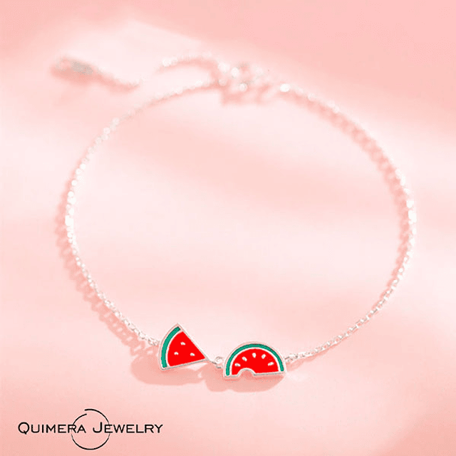 Pulsera sandia plata S925