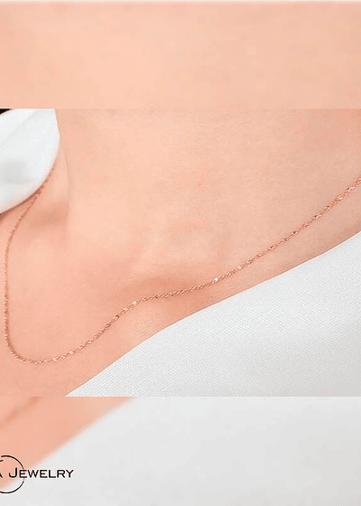 Collar minimalista eslabones