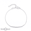 Pulsera figura minimalista plata S925 mujer