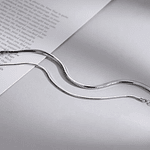 Pulseras cadena serpiente minimalista minimalista parejas