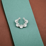 Ear cuff perlas minimalistas cover gold
