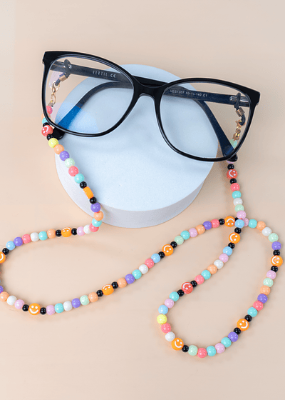 Sujetador gafas piedritas de colores mujer