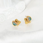 Aretes mariposa de colores