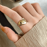 Anillo de corazón minimalista