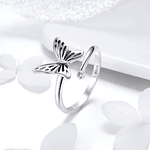 Anillo de mariposa Plata Esterlina