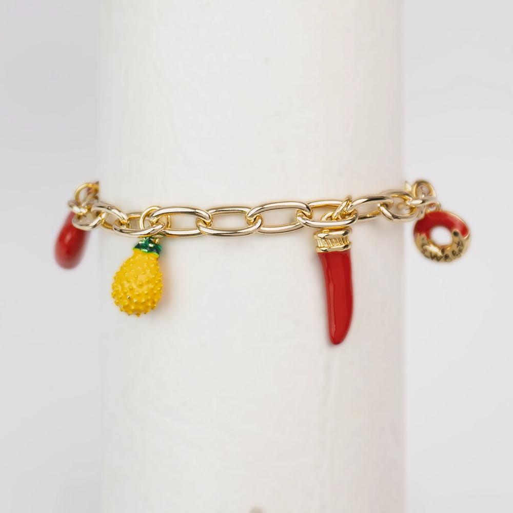 Pulsera multicharms esencia tropical