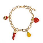 Pulsera multicharms esencia tropical