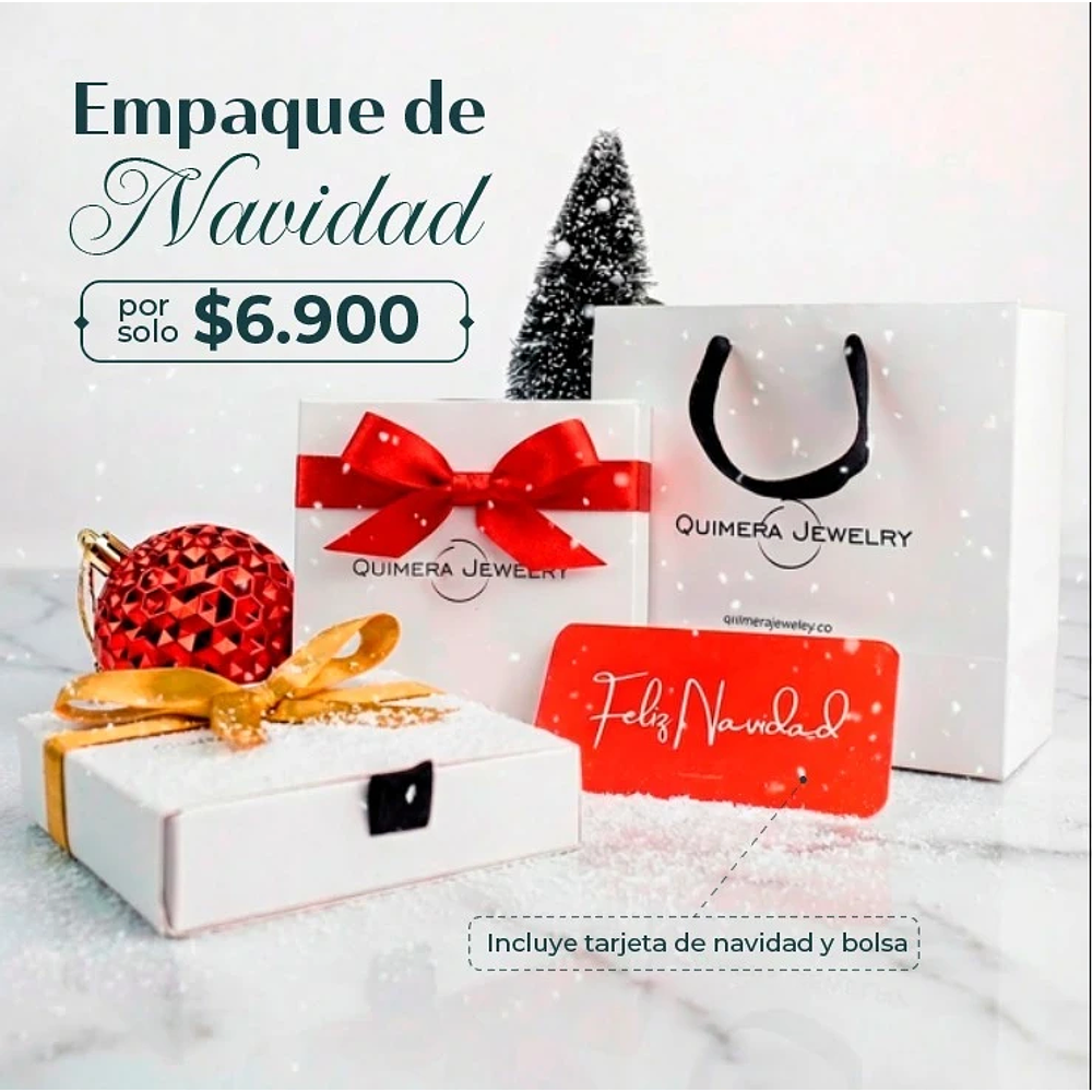 Empaque edición de Navidad listo para regalar